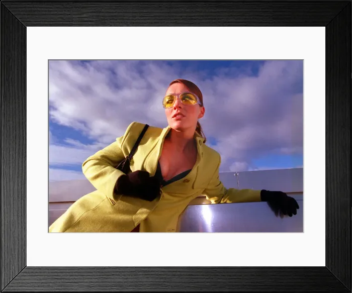 Framed Print : COATS AND BAGS FASH  /  PEEBLES PICS