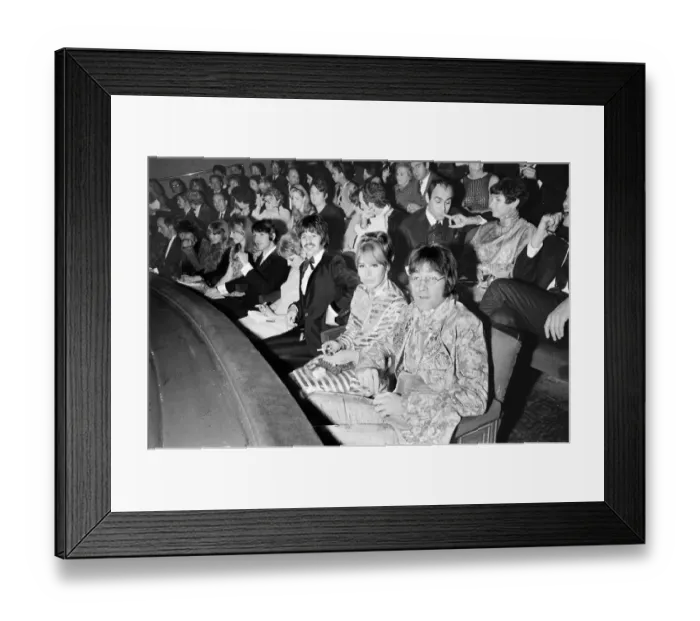 Framed Print : How I Won the War 1967 film premiere at the London Pavilion, Wednesday 18th October 1967