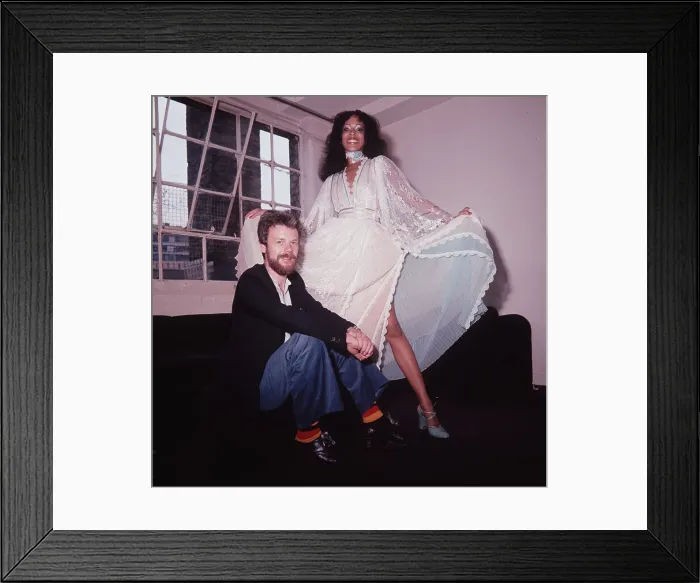 Framed Print : Fashion designer Bill Gibb, 1981 Framed Print : Fashion designer Bill Gibb, 1981