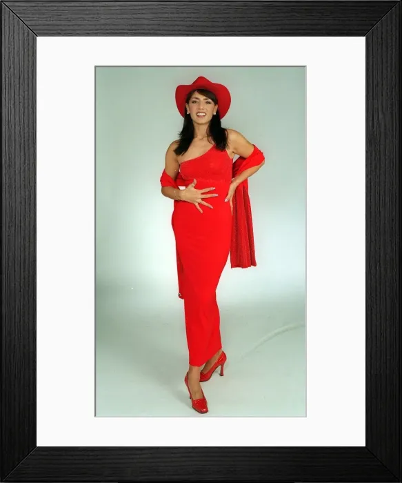 Framed Print : PIC SHOWS... MARY CARAY AND HER FAV DRESS