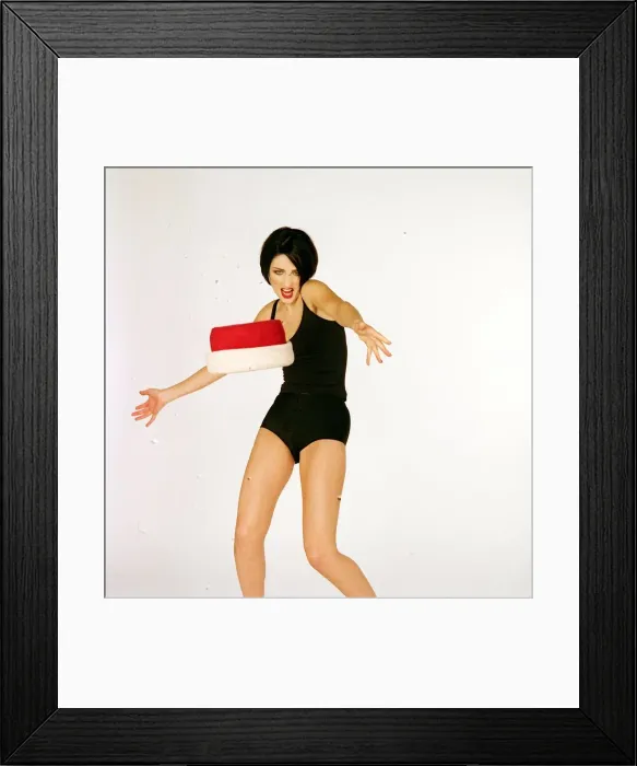 Framed Print : COOL FOR HATS... MODEL MICHELLE TURNS A PILL BOX HAT MADE BY MENTAL Framed Print : COOL FOR HATS... MODEL MICHELLE TURNS A PILL BOX HAT MADE BY MENTAL