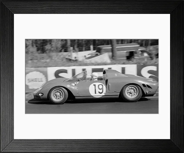 Framed Print : The Ferrari 330 P2 driven by John Surtees and Ludovico Scarfiotti during the Le Mans 24 Framed Print : The Ferrari 330 P2 driven by John Surtees and Ludovico Scarfiotti during the Le Mans 24