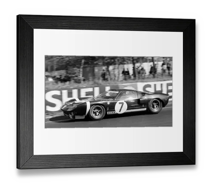 Framed Print : The Ford GT40 driven by Bob Bonduraint and Umberto Maglioli during the Le Mans 24 hour Framed Print : The Ford GT40 driven by Bob Bonduraint and Umberto Maglioli during the Le Mans 24 hour