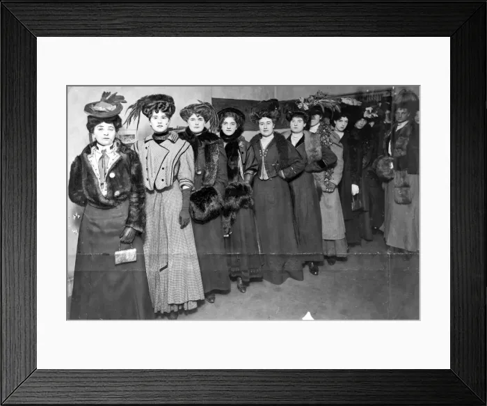 Framed Print : 1908 Fashion Show Londons Earls Court This is a low res scan