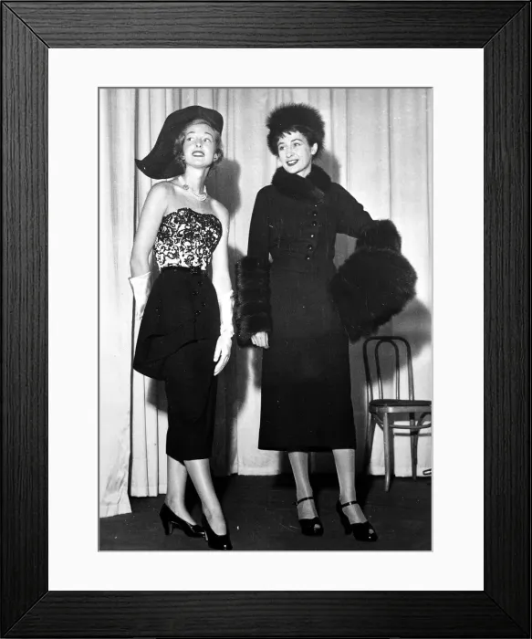 Framed Print : French Fashion 1949 Framed Print : French Fashion 1949