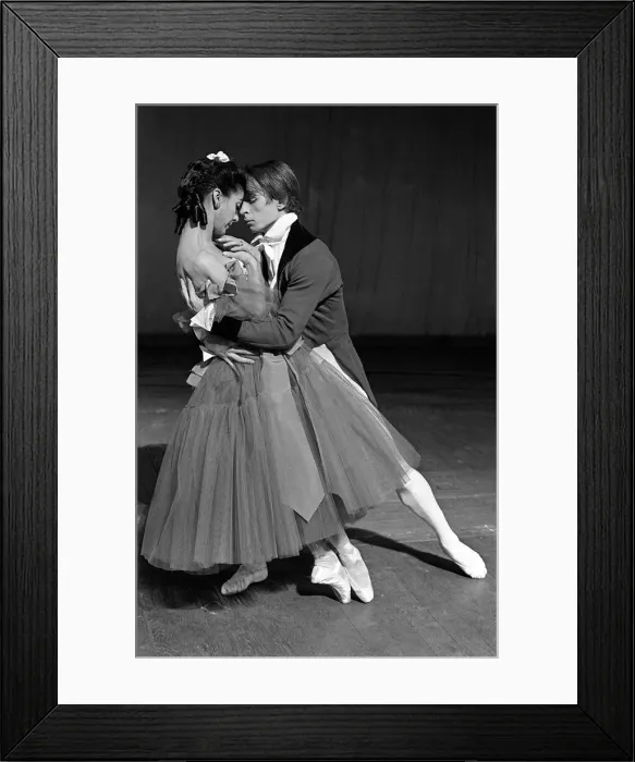 Framed Print : Rudolf Nureyev and Margot Fonteyn seen here during the press call for the Royal Ballets Framed Print : Rudolf Nureyev and Margot Fonteyn seen here during the press call for the Royal Ballets