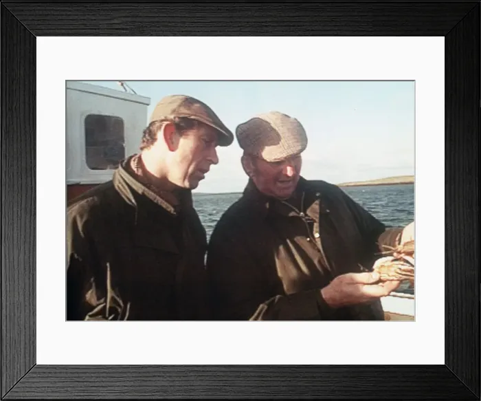 Framed Print : Prince Charles on fishing boat November 1989 Framed Print : Prince Charles on fishing boat November 1989