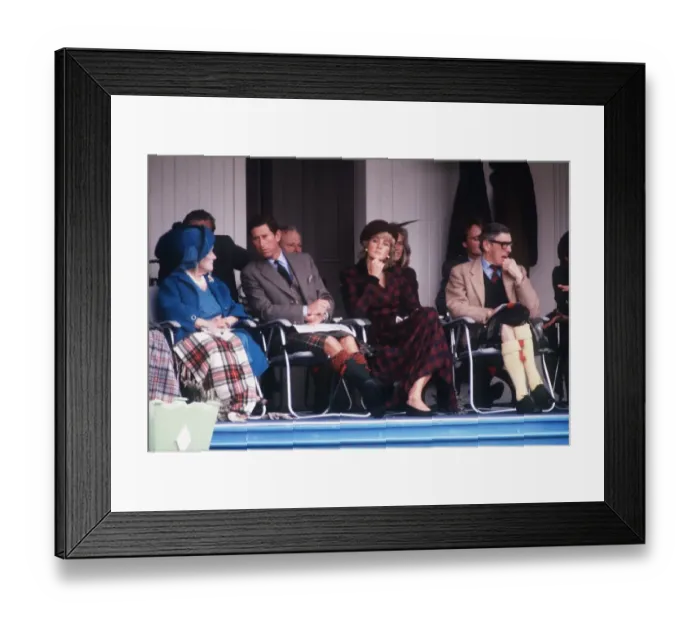 Framed Print : The Royal Family attend the annual Braemar Highland Games near Balmoral, Scotland Framed Print : The Royal Family attend the annual Braemar Highland Games near Balmoral, Scotland