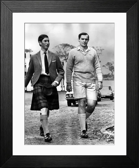 Framed Print : Prince Charles 1970 Gordonstoun school visit to read lesson at memorial service for Framed Print : Prince Charles 1970 Gordonstoun school visit to read lesson at memorial service for
