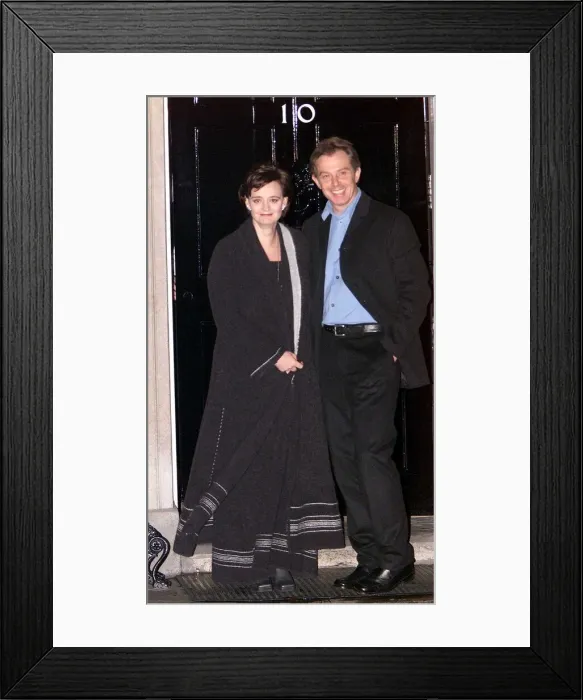 Framed Print : British Prime Minister Tony Blair and his wife Cherie leave Downing Street Friday 19th Framed Print : British Prime Minister Tony Blair and his wife Cherie leave Downing Street Friday 19th