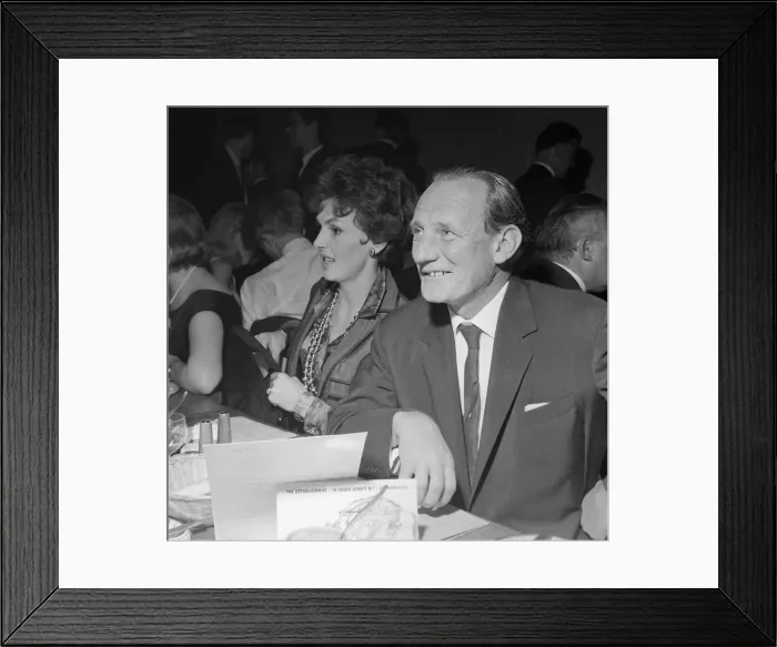 Framed Print : Actor Trevor Howaed at the first night of Peter Cook Framed Print : Actor Trevor Howaed at the first night of Peter Cook