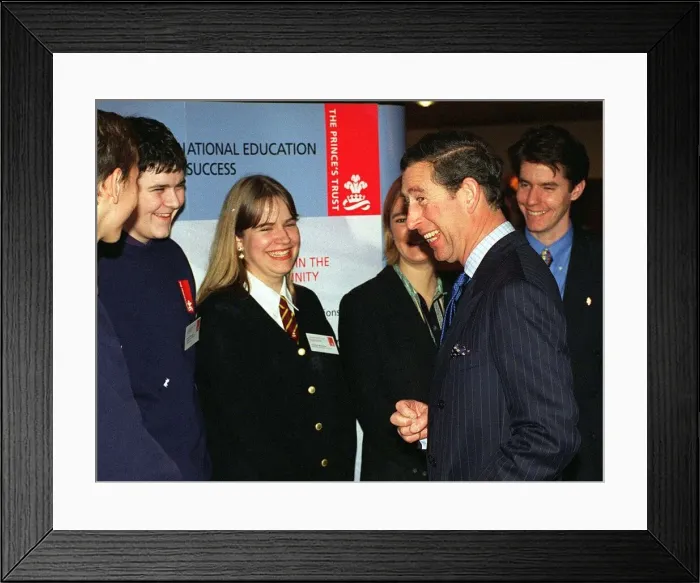 Framed Print : Prince Charles meets young people at Princes Trust support Conference Framed Print : Prince Charles meets young people at Princes Trust support Conference