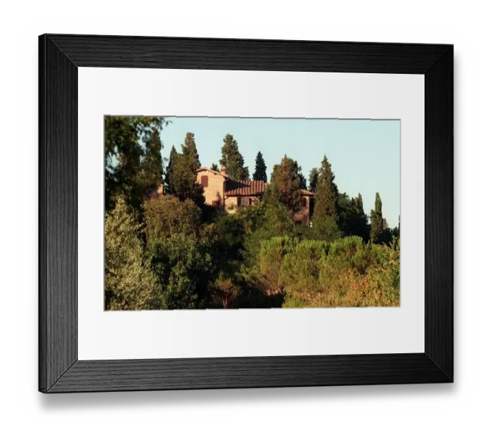 Framed Print : Holiday home villa of Tony Blair Prime Minister August 1997 Tuscany Italy