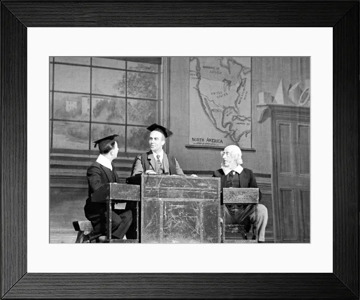 Framed Print : Will Hay junior seen here on the London stage Circa 1936 Framed Print : Will Hay junior seen here on the London stage Circa 1936