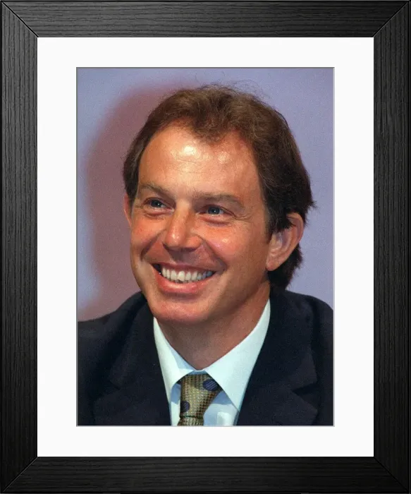 Framed Print : Tony Blair Labour Party Conference September 1997 Tony Blair Prime Minister speaks Framed Print : Tony Blair Labour Party Conference September 1997 Tony Blair Prime Minister speaks