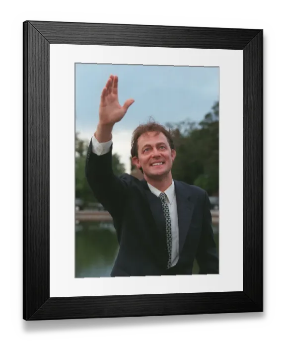 Framed Print : Rory Bremner Comedian Impersonator October 1997 impersonating Tony