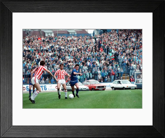 Framed Print : Chelsea v. Stoke 1st May 1989 Framed Print : Chelsea v. Stoke 1st May 1989