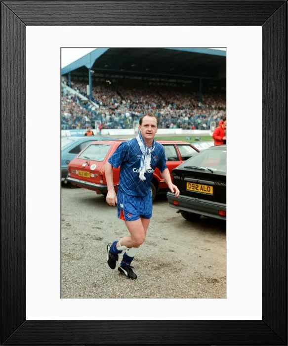 Framed Print : Chelsea v. Leeds United. 22nd April 1989 Framed Print : Chelsea v. Leeds United. 22nd April 1989