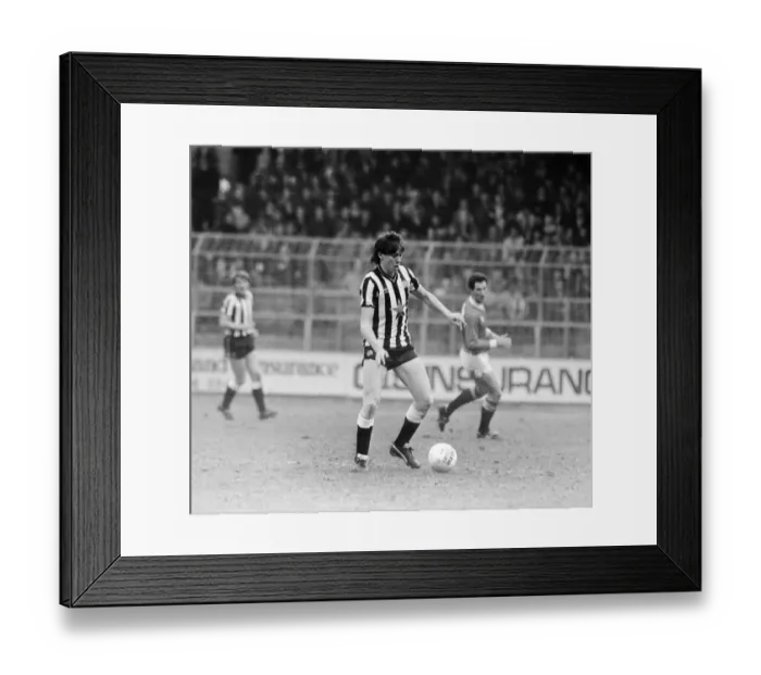 Framed Print : Charlton v. Newcastle. 6th April 1984. Chris Waddle in action for Newcastle Framed Print : Charlton v. Newcastle. 6th April 1984. Chris Waddle in action for Newcastle