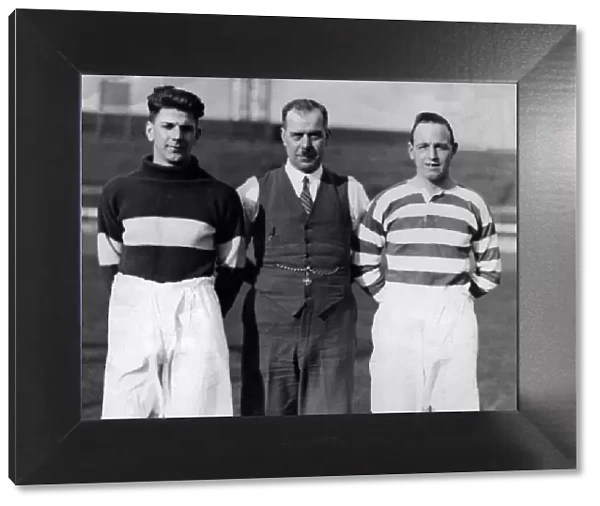 Celtic Football Team. J. Thomson, E. McGarvey and W. McGonnigle