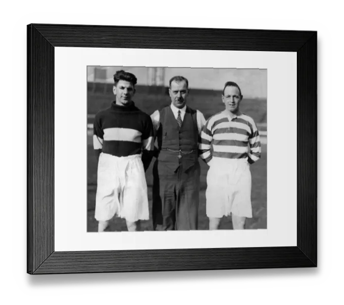 Framed Print : Celtic Football Team. J. Thomson, E. McGarvey and W. McGonnigle Framed Print : Celtic Football Team. J. Thomson, E. McGarvey and W. McGonnigle