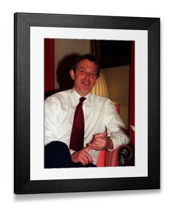 Framed Print : Tony Blair British Prime Minister April 1998 At No 10 Downing Street Framed Print : Tony Blair British Prime Minister April 1998 At No 10 Downing Street