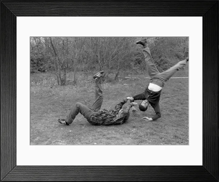 Framed Print : Stunts 1977 Wildcats, Karate - Kaye with Klex. Kay Saint Clare Framed Print : Stunts 1977 Wildcats, Karate - Kaye with Klex. Kay Saint Clare
