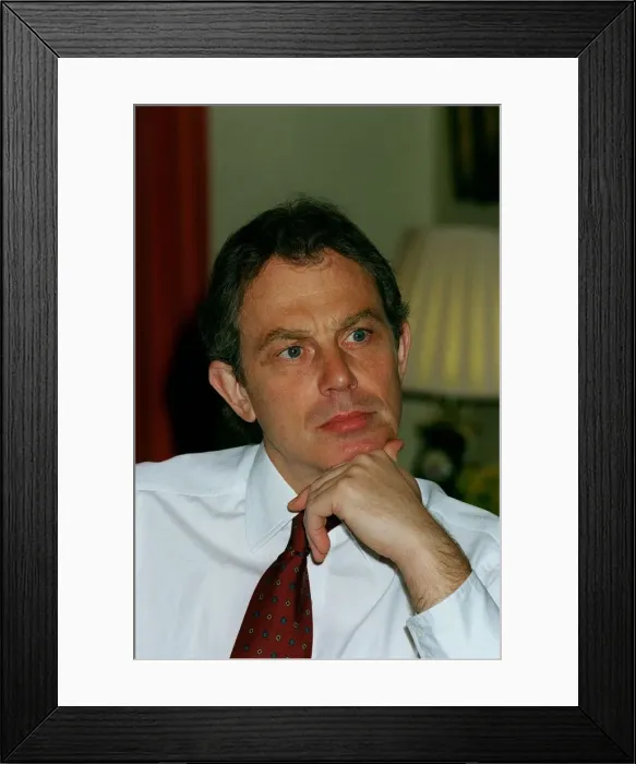 Framed Print : Tony Blair Prime Minister April 98