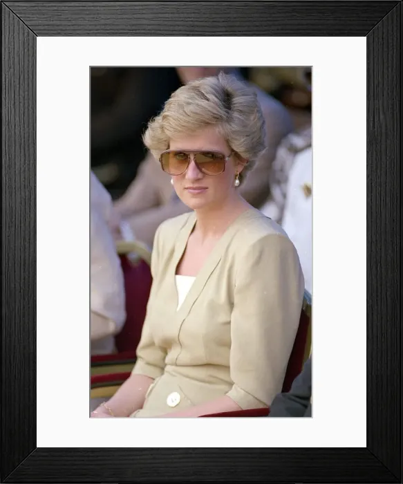 Framed Print : Prince and Princess of Wales Official Visit to Cameroon in West Africa Framed Print : Prince and Princess of Wales Official Visit to Cameroon in West Africa
