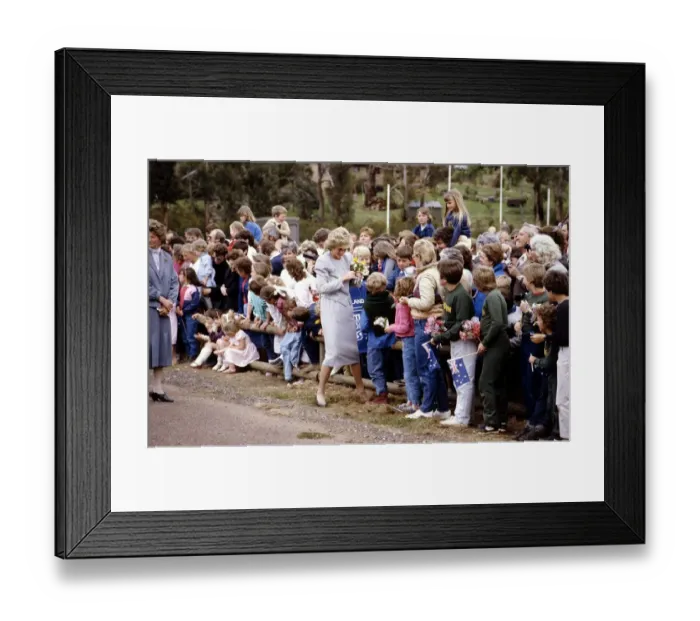 Framed Print : Princess Diana & Prince Charles Prince and princess of Wales Overseas Visit to Australia Framed Print : Princess Diana & Prince Charles Prince and princess of Wales Overseas Visit to Australia