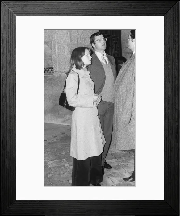Framed Print : Prince Charles arriving at the Alhambra Palace. Also at the Palace was Lady Jane Framed Print : Prince Charles arriving at the Alhambra Palace. Also at the Palace was Lady Jane
