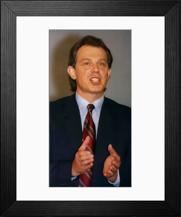 Framed Print : Tony Blair MP leader of the Oppostion speaks to the Labour Party Conference 1993 Framed Print : Tony Blair MP leader of the Oppostion speaks to the Labour Party Conference 1993