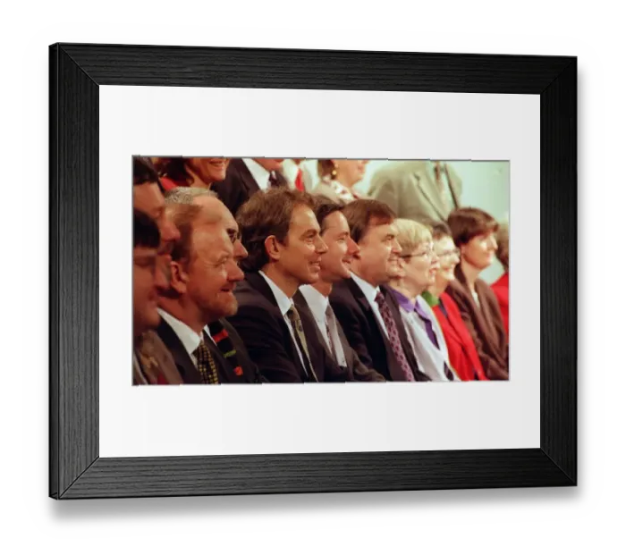 Framed Print : Labour Party NEC Millbank Tower London Group Picture 24  /  3  /  98 Tony Blair