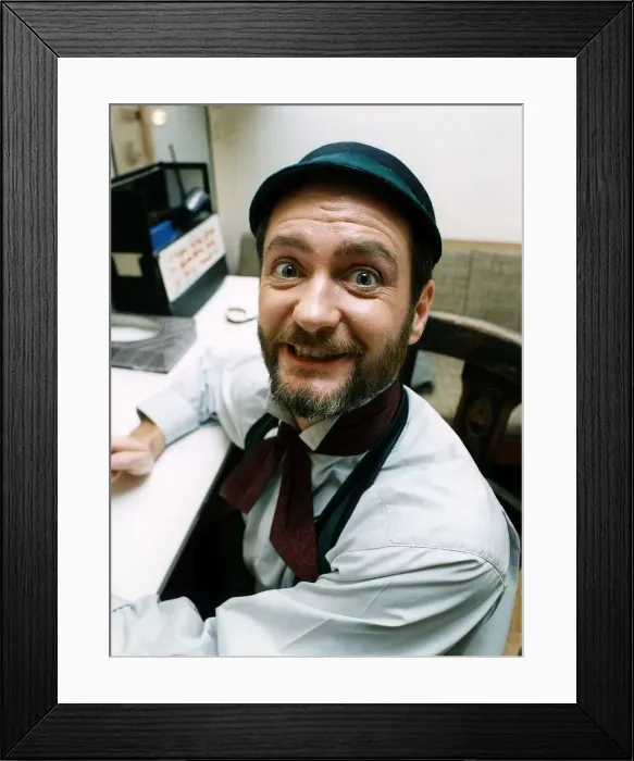 Framed Print : Kenny Everett who is a comedian Dbase A©Mirrorpix