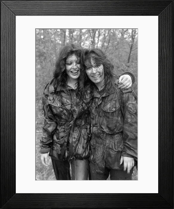 Framed Print : Stunts 1977 Wildcats, muddy but smiling. Kay Saint Clare Framed Print : Stunts 1977 Wildcats, muddy but smiling. Kay Saint Clare