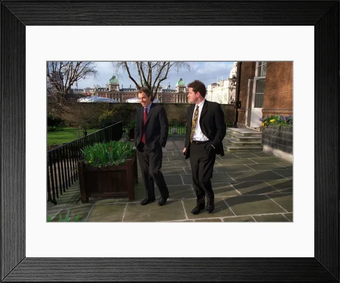 Framed Print : Tony Blair MP Prime Minister during interview March 1998 with The Mirror editor Piers Framed Print : Tony Blair MP Prime Minister during interview March 1998 with The Mirror editor Piers