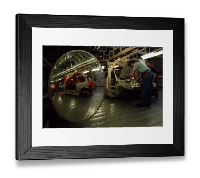 Framed Print : Nissan Car Factory at Sunderland May 1993 Nissan Micro production line Framed Print : Nissan Car Factory at Sunderland May 1993 Nissan Micro production line