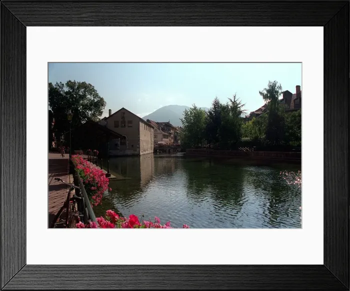 Framed Print : France View of the river running through Annecy Framed Print : France View of the river running through Annecy