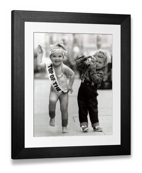 Framed Print : Bubbly Claire Slater is dance champion at the age of two Framed Print : Bubbly Claire Slater is dance champion at the age of two