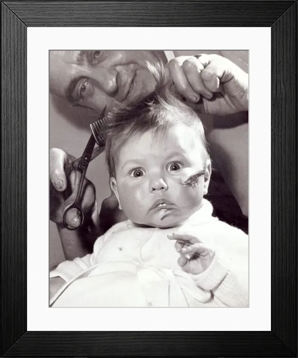 Framed Print : Three month old baby girl Susan Sinclair of Lanarkshire Framed Print : Three month old baby girl Susan Sinclair of Lanarkshire