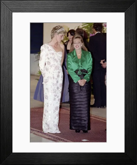 Framed Print : Prince and Princess of Wales official Visit to Brazil, April 1991