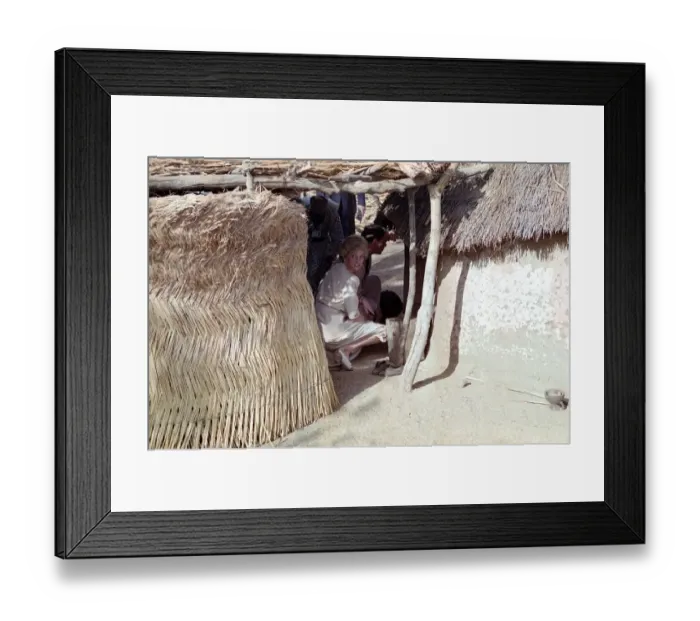 Framed Print : Prince and Princess of Wales Official Visit to Nigeria in West Africa