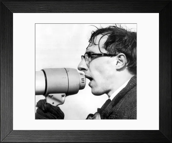 Framed Print : Donald Dewar March 1966 (28 year old) Labour candidate for South Aberdeen