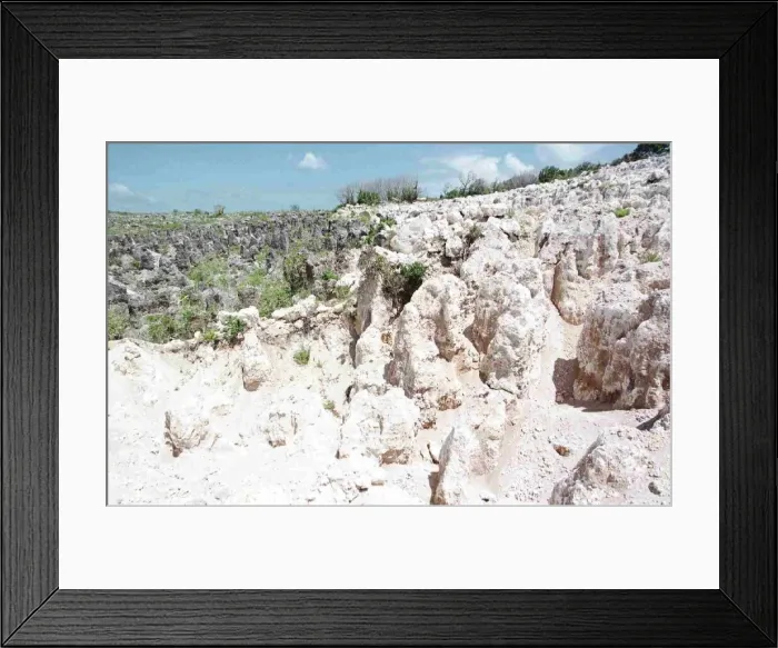 Framed Print : Mining of Nauru has turned the once lush land into a lunar landscape like place Framed Print : Mining of Nauru has turned the once lush land into a lunar landscape like place