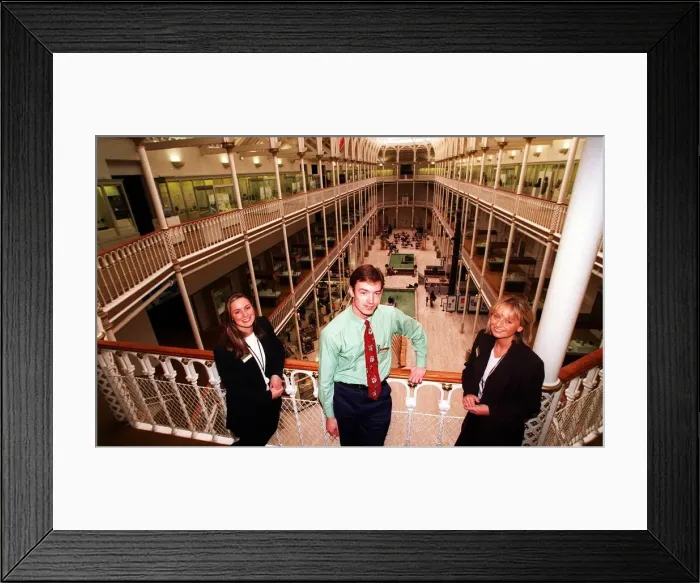 Framed Print : Royal museum of Scotland, October 1998, l to r Emma McCartney, head of visitor services Framed Print : Royal museum of Scotland, October 1998, l to r Emma McCartney, head of visitor services