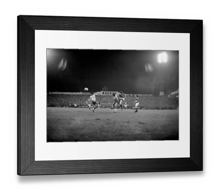 Framed Print : Football: Norwich F. C. (1) v. Manchester United F. C. (0). January 1975 75-00414-064 Framed Print : Football: Norwich F. C. (1) v. Manchester United F. C. (0). January 1975 75-00414-064