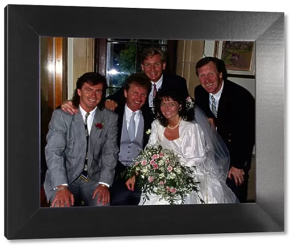 Davie Provan wedding to Fiona June 1989
