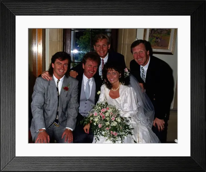 Framed Print : Davie Provan wedding to Fiona June 1989 Framed Print : Davie Provan wedding to Fiona June 1989