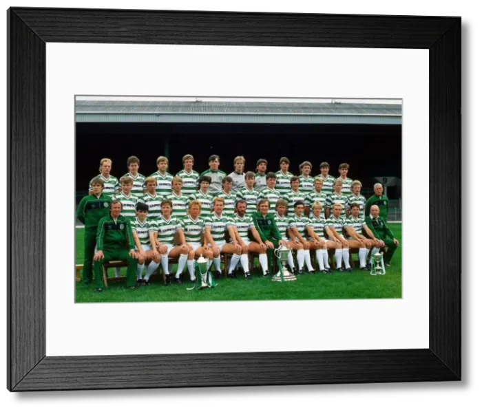Framed Print : Celtic football team squad August 1985 Framed Print : Celtic football team squad August 1985