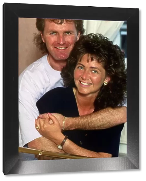 Davie Provan with his girlfriend Fiona May 1989